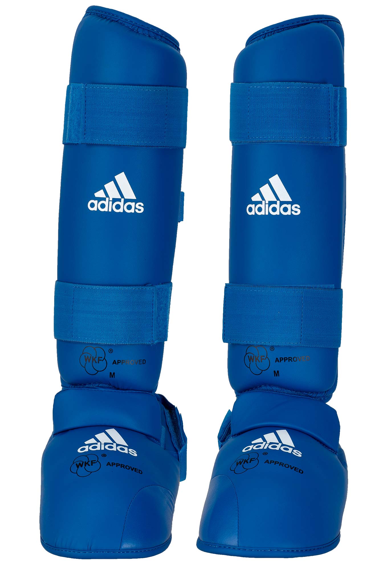 Zumbido Dando Ocho Espinillera c/n empeine Adidas "WKF" (Azul) – Capital - Dojo Martial Arts